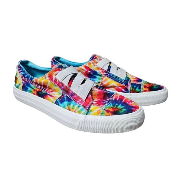 Blowfish Malibu's Marlo Tie Dye Multi Slip On Canvas Sneaker Shoe - Picture 4 of 9